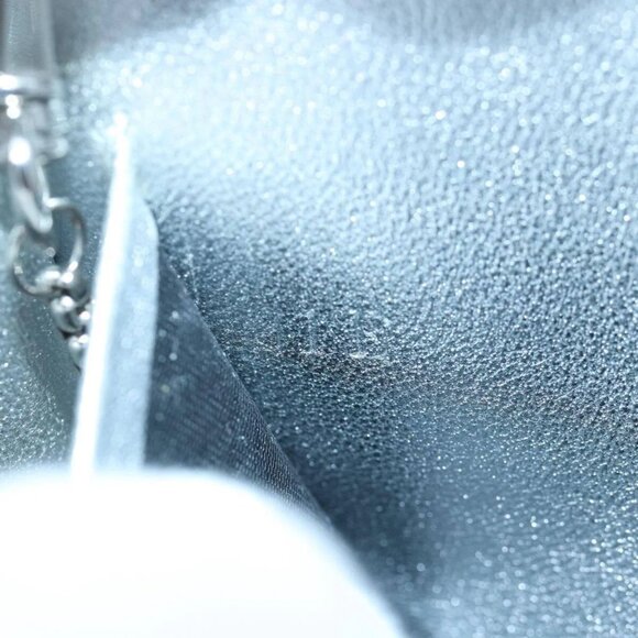 PRADA Shoulder Pouch Triangle Panel Silver Auth - Picture 10 of 16